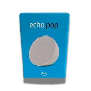 Echo Pop Portable Speaker - White and Gray